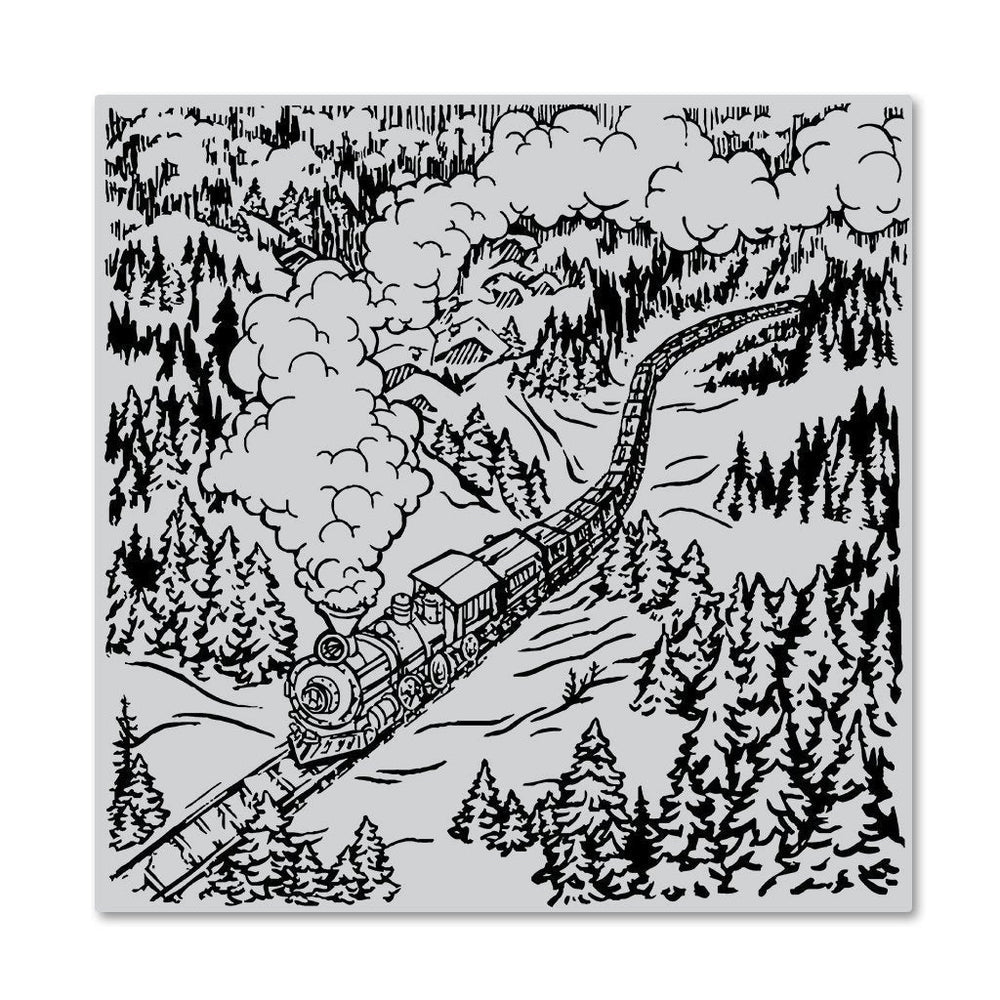 Winter Express Bold Prints Stamp