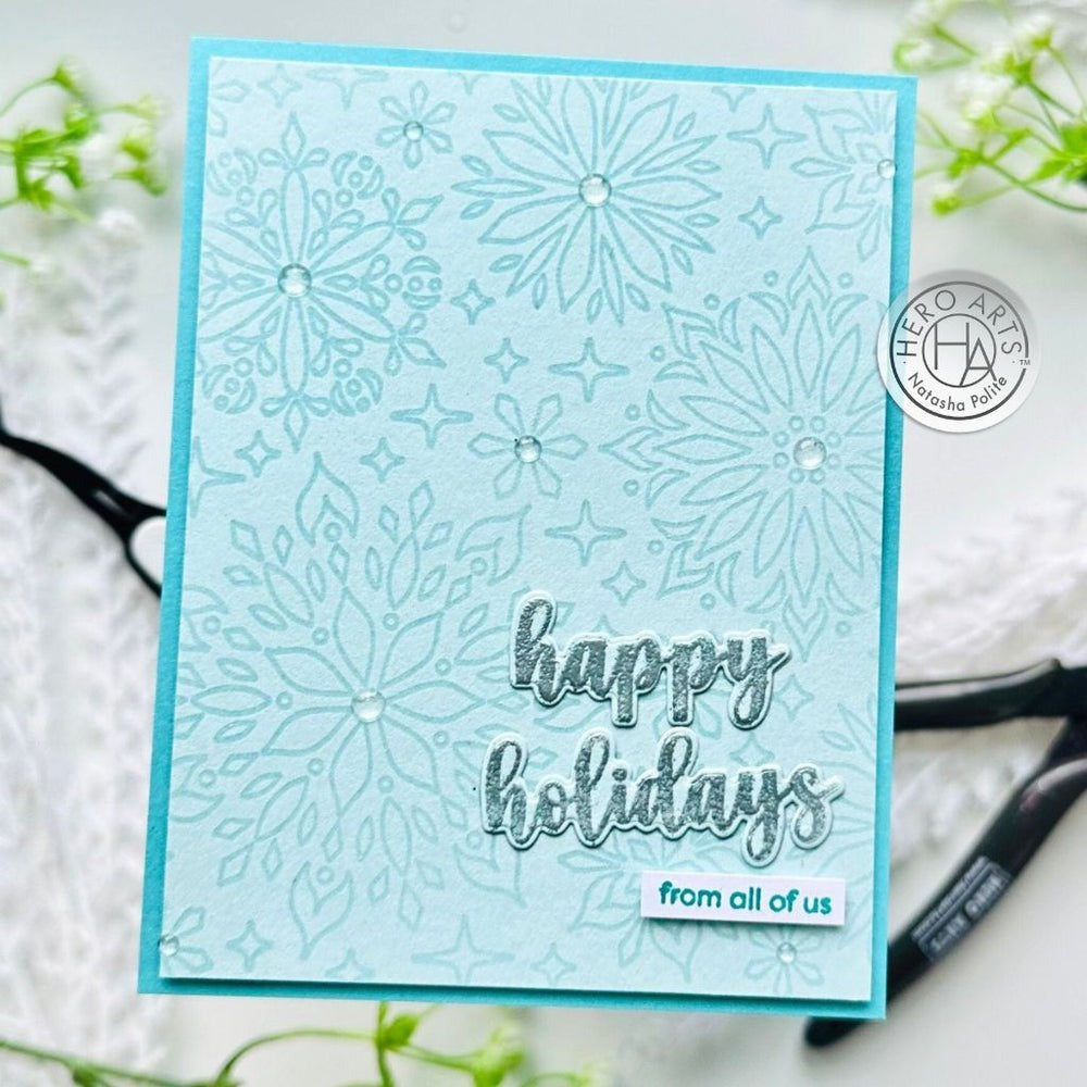 Kaleidoscope Snowflake Bold Prints Stamp