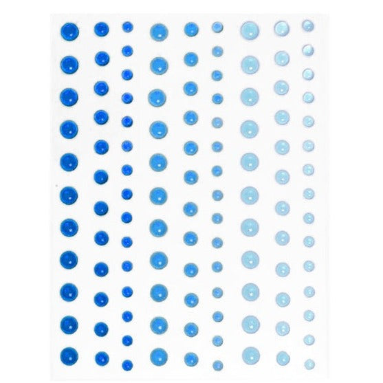 Translucent Blues Hero Hues Enamel Dots 