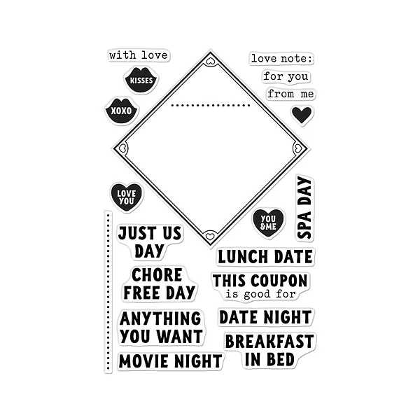 Love Note Messages Stamp Set