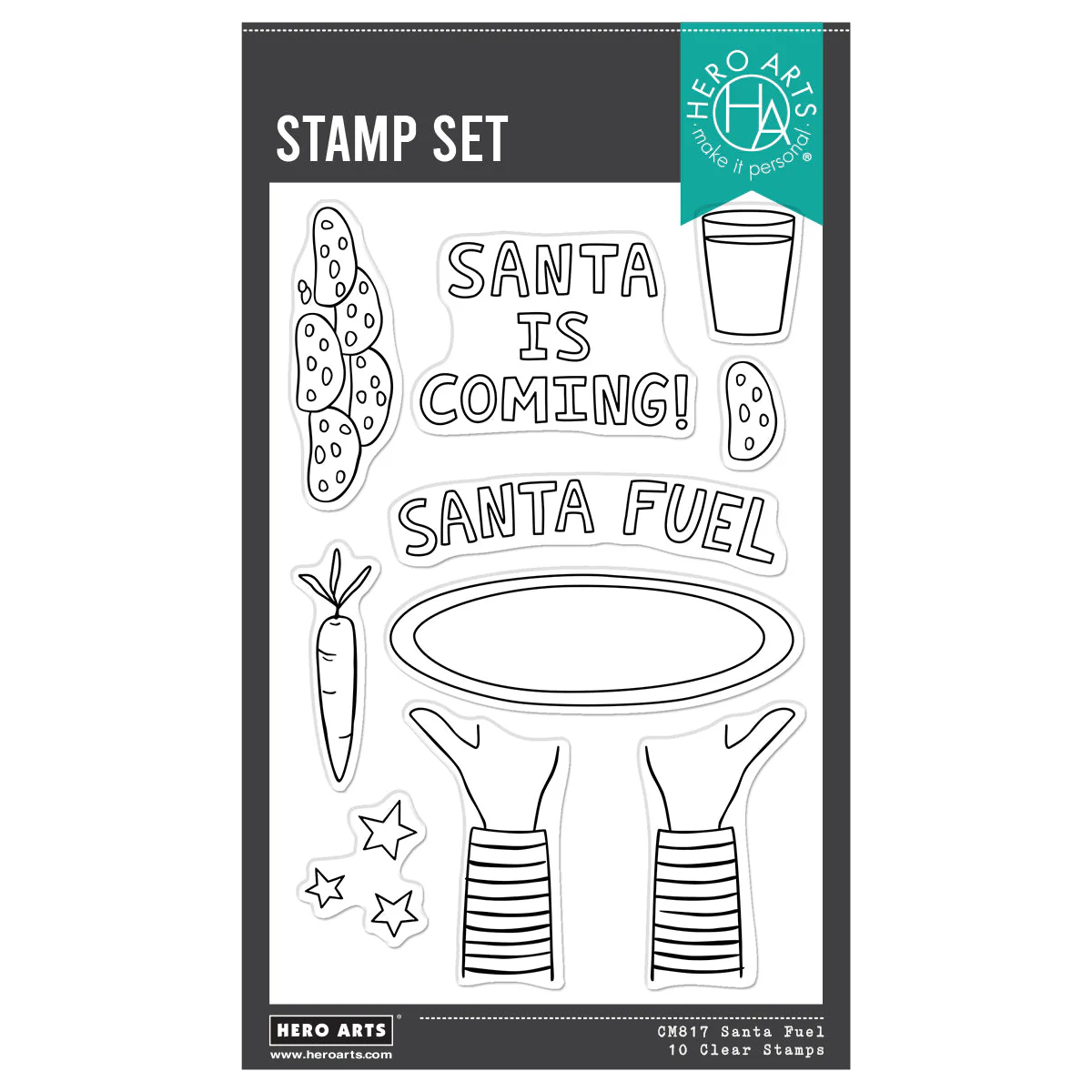 Santa Fuel Clear Stamp Set