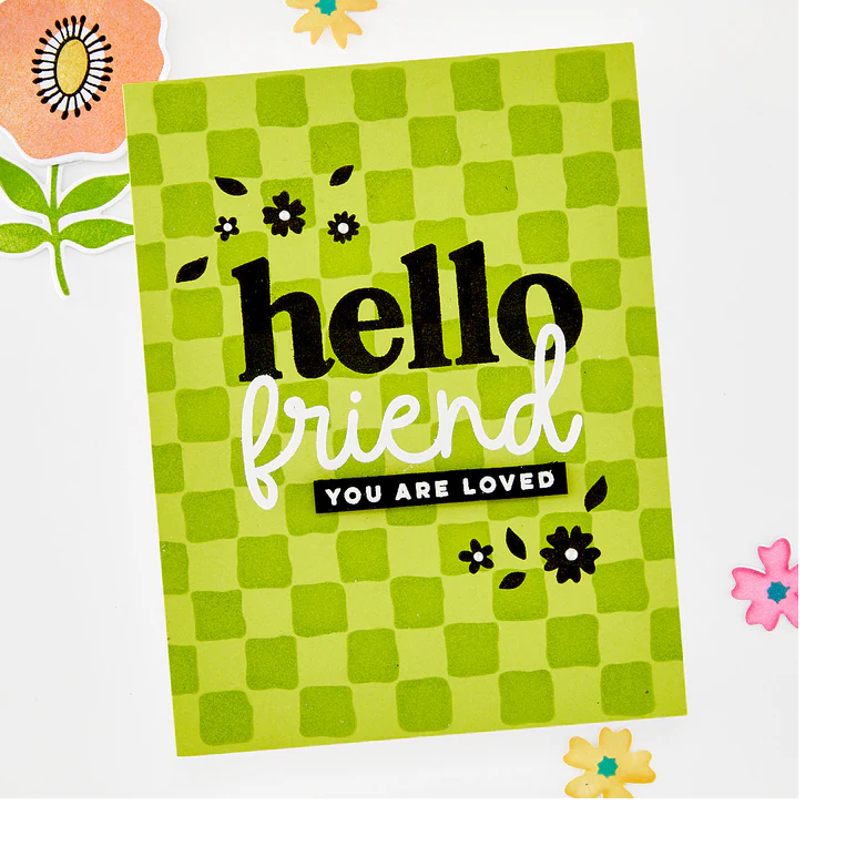 Hello Friend Stamp & Die