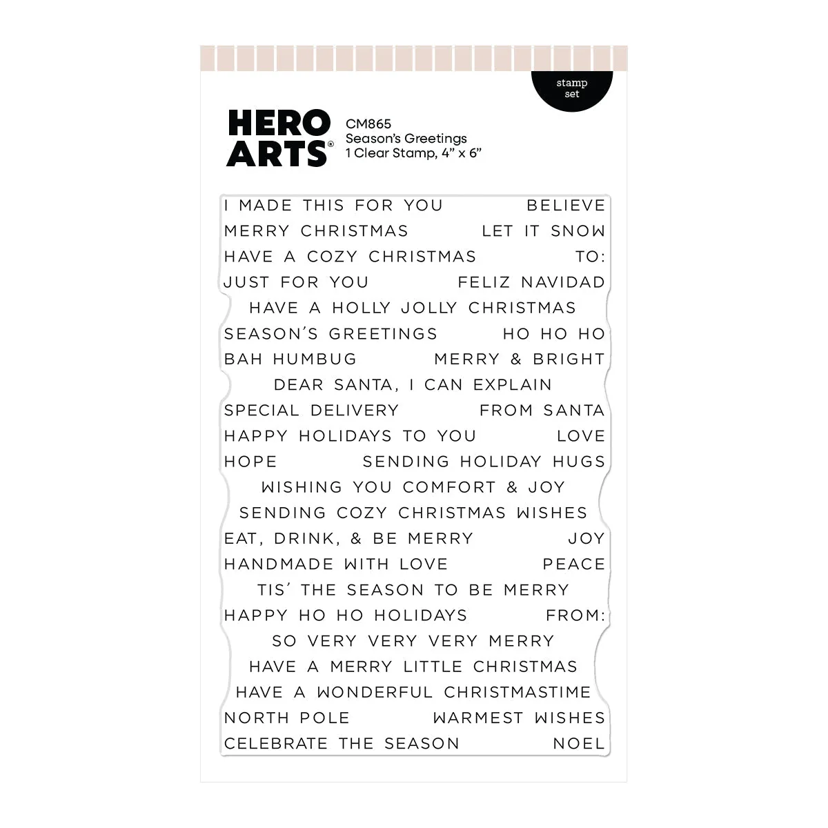 Season's Greetings Stamp Set 
