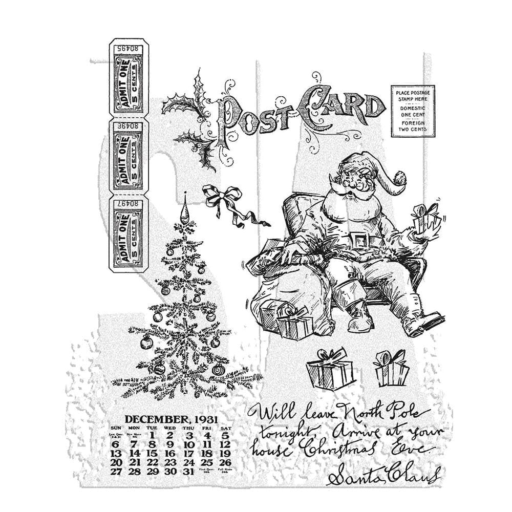 Santa Visit Stamp Set