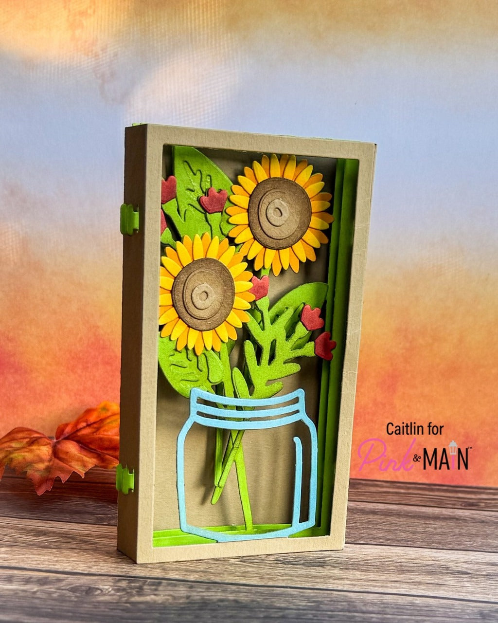 Sunflowers Pop Up Card Dies