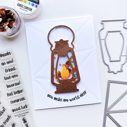 Round About Messages Stamp Set