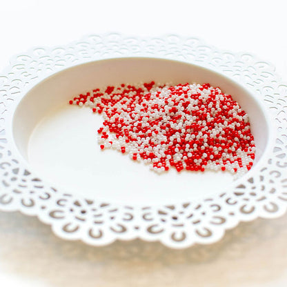 Candy Cane Shaker Beads