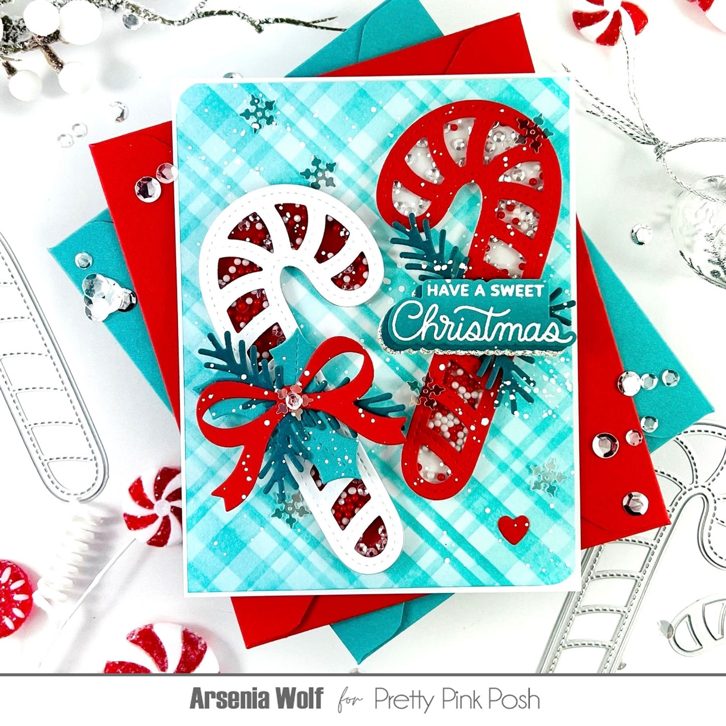 Candy Cane Stripes Stencil