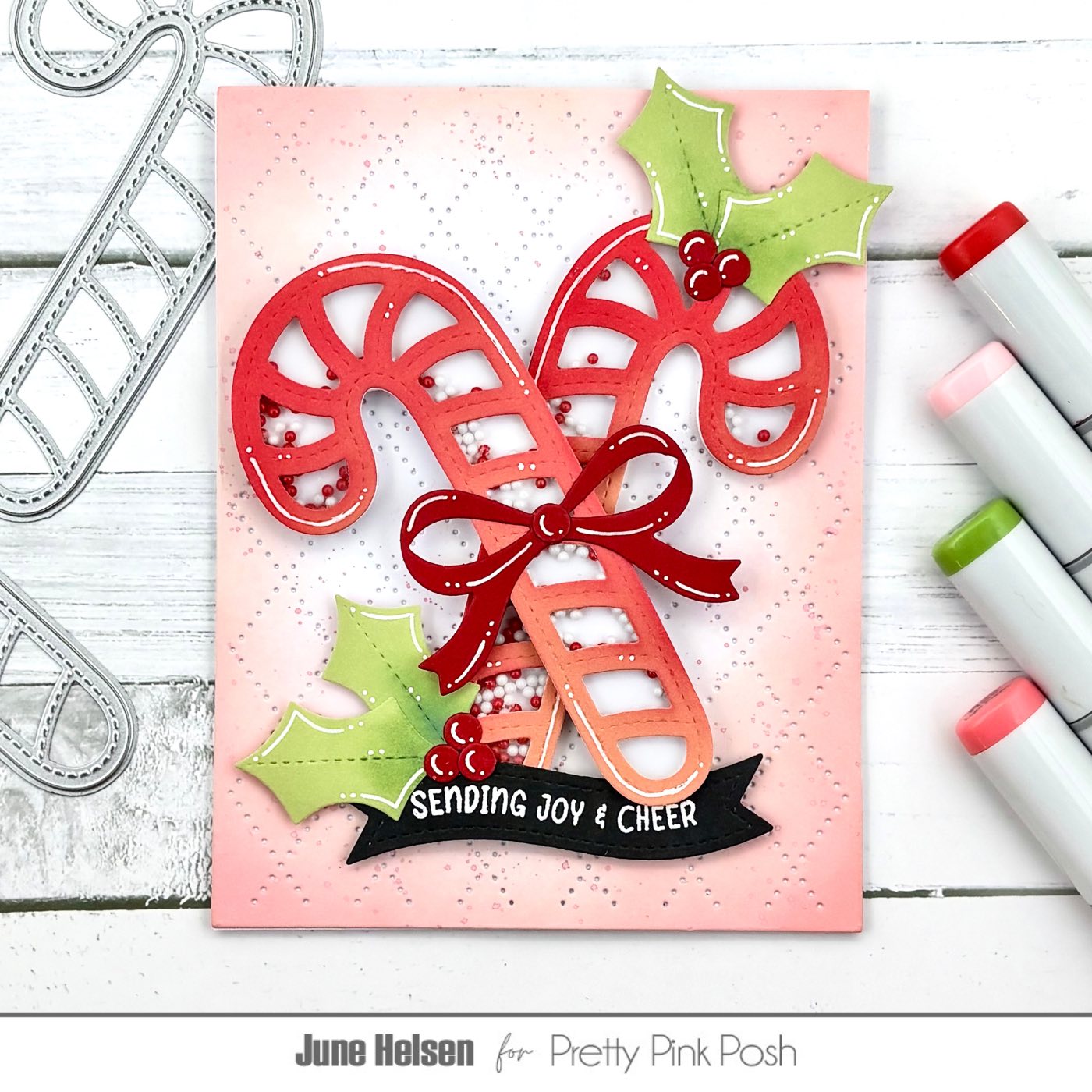 Candy Cane Shaker Die