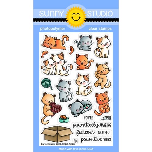 Cat Antics Stamp Set