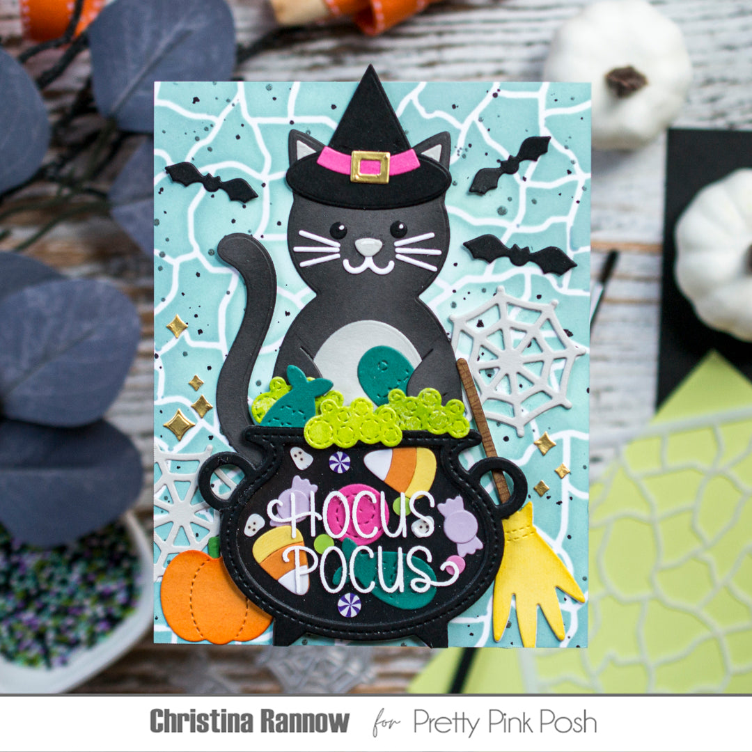 Crackle Background Stencil
