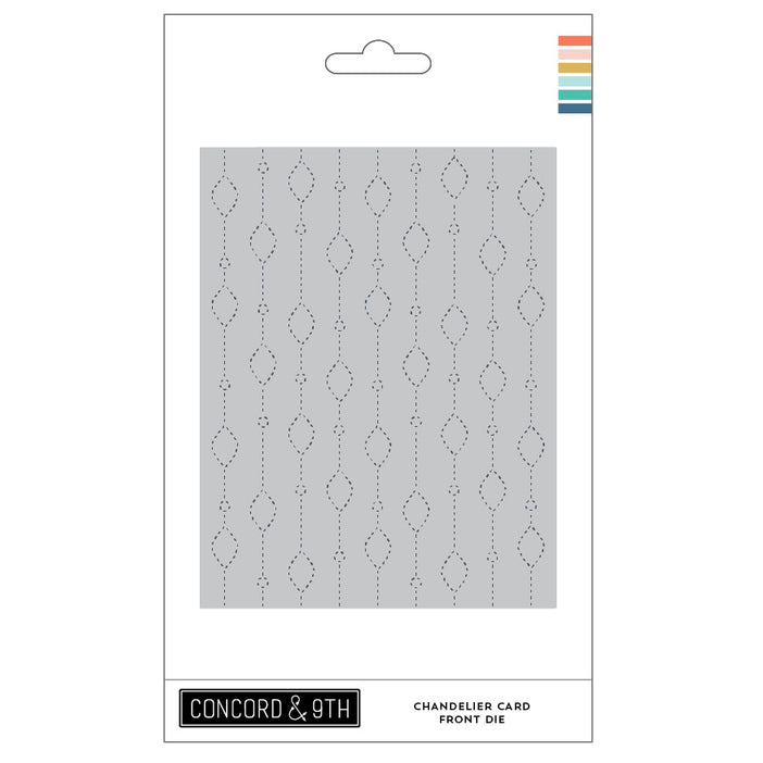 Chandelier Card Front Die
