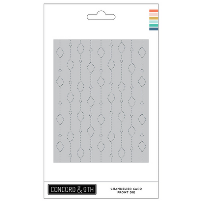 Chandelier Card Front Die