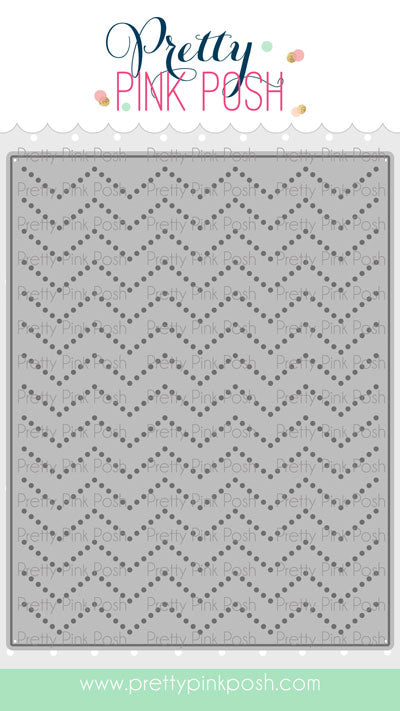 Chevron Pierced Plate