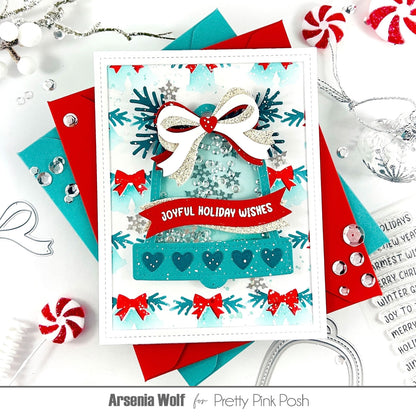 Layered Christmas Bells Stencils