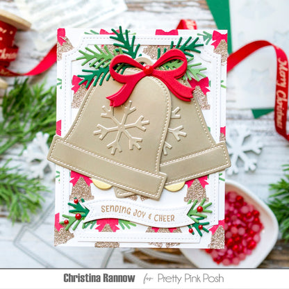 Layered Christmas Bells Stencils
