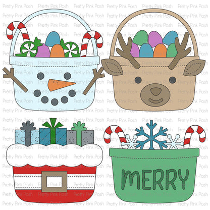 Christmas Bucket Additions Dies