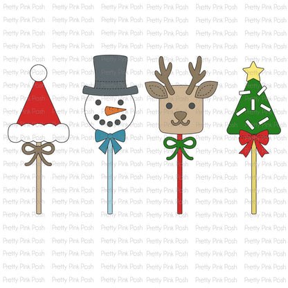 Christmas Cake Pops Dies