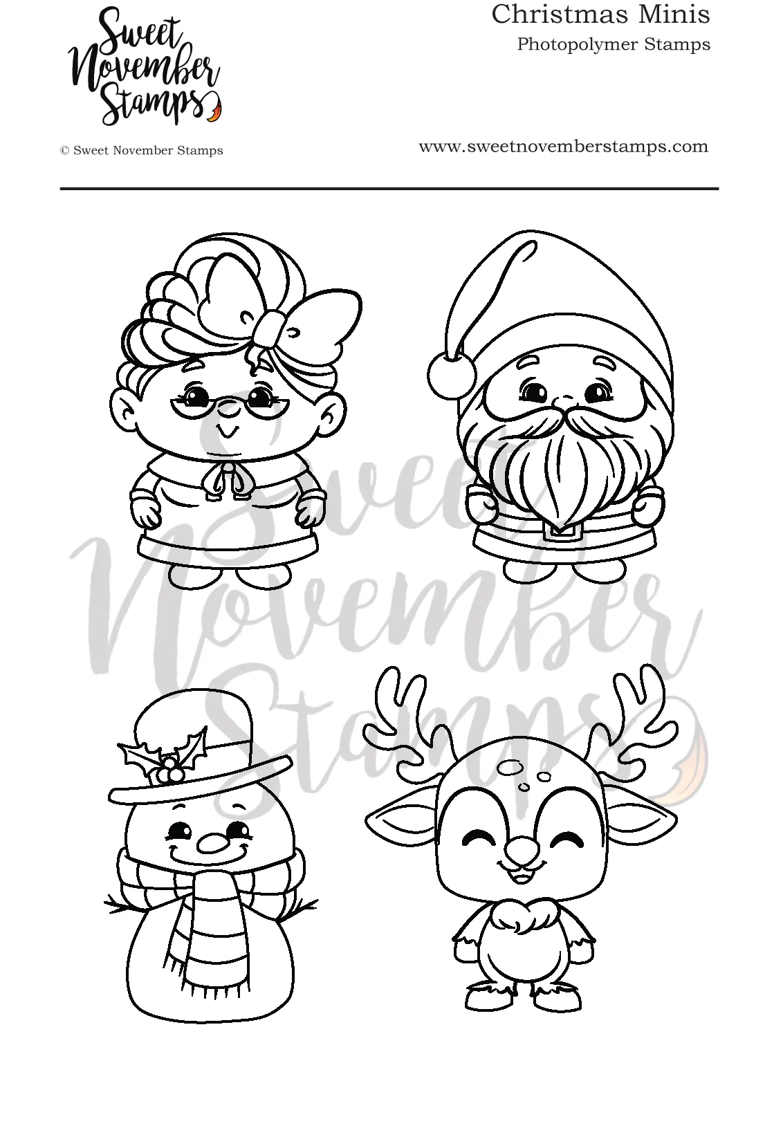 Christmas Minis Stamp Set