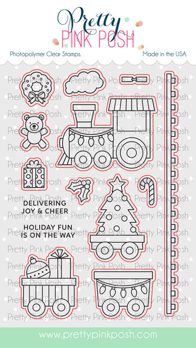 Christmas Train Stamp Set