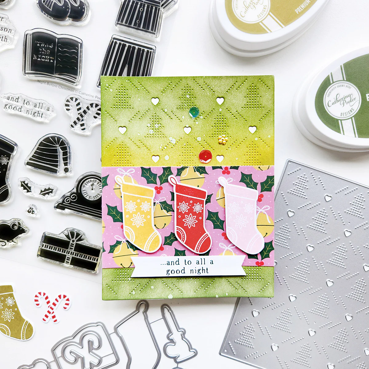 Christmas Embroidery Cover Plate Die