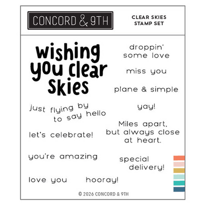 Clear Skies Stamp Set