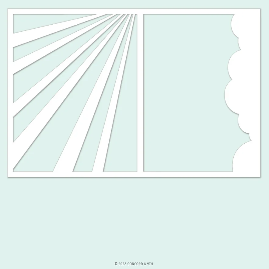 Clear Skies Stencil