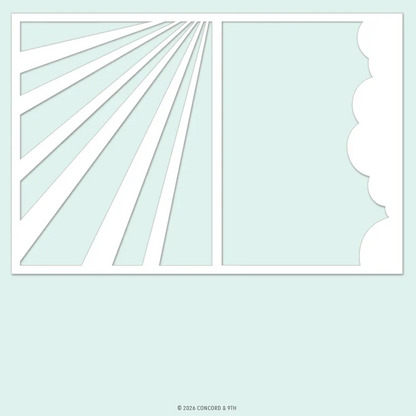 Clear Skies Stencil