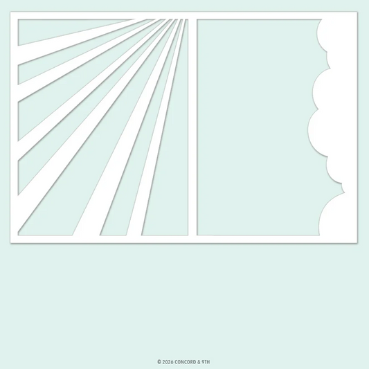 Clear Skies Stencil