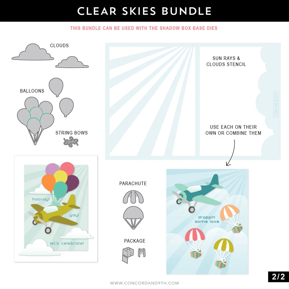 Clear Skies Stencil