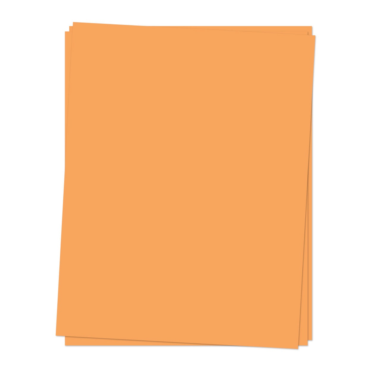 8.5 x 11 Cardstock: Clementine