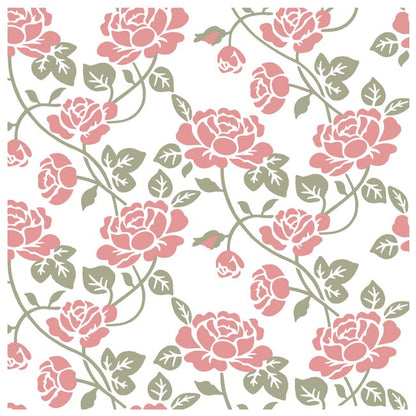 Climbing Rose Layering Background Stencils