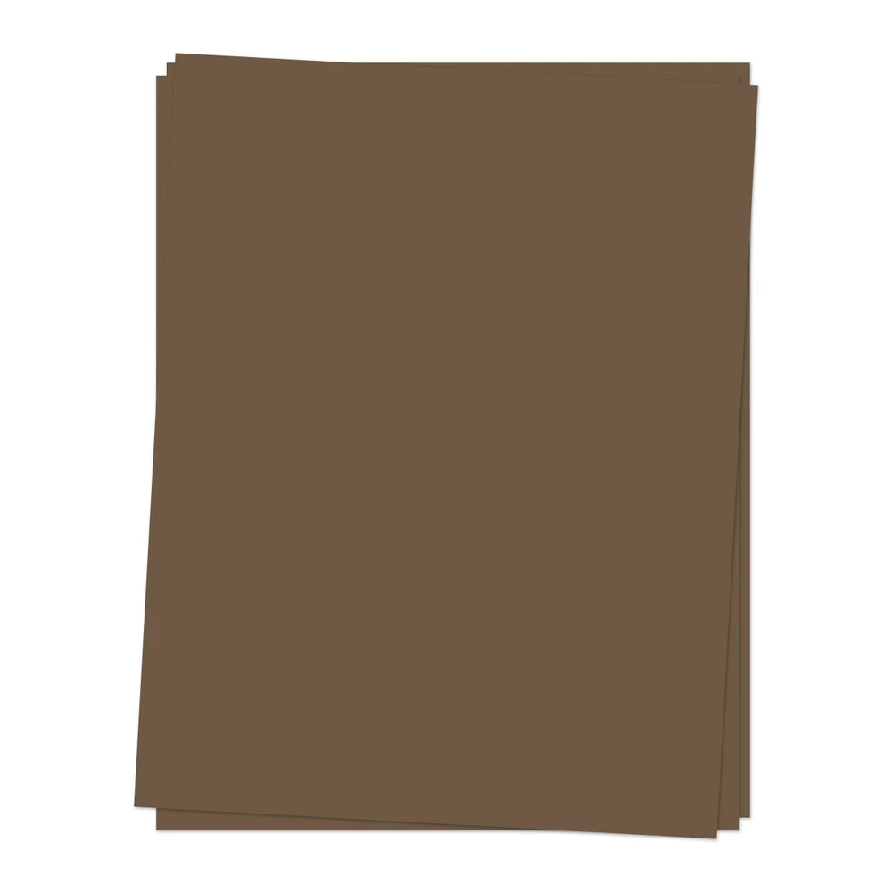 8.5 x 11 Cardstock: Cocoa