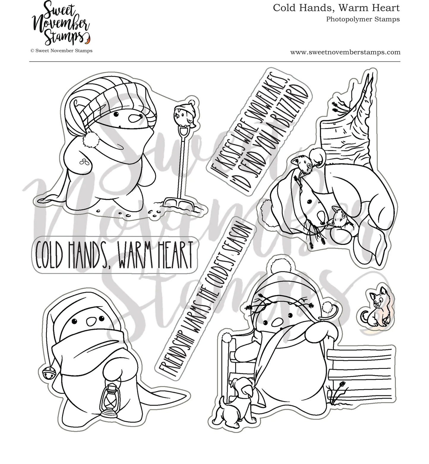 Cold Hands, Warm Heart Stamp Set