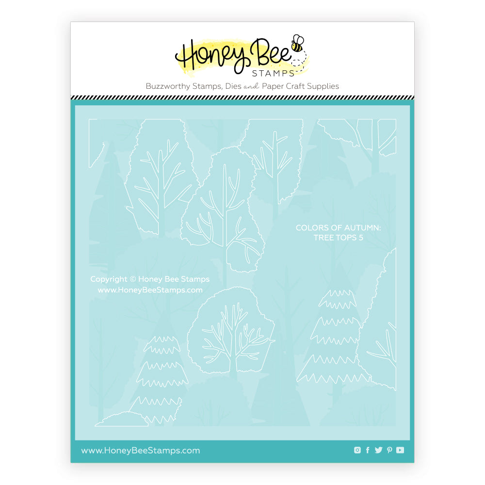 Colors Of Autumn Background Stencil Set
