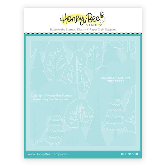 Colors Of Autumn Background Stencil Set