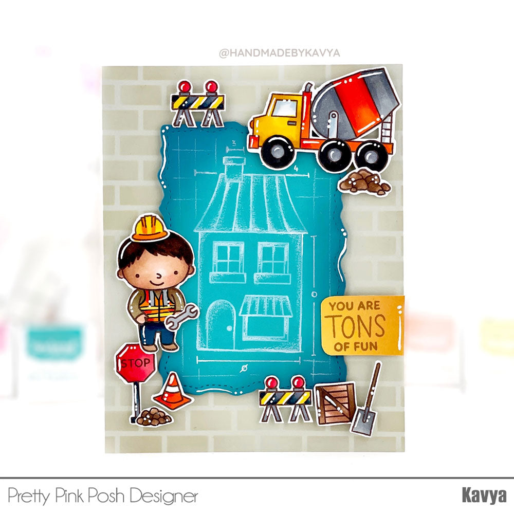 Construction Additions Stamp Set