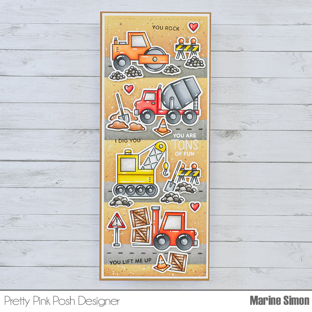 Construction Additions Stamp Set