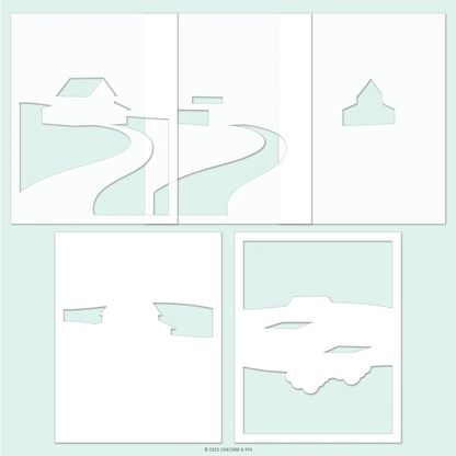 Countryside Stencil Pack