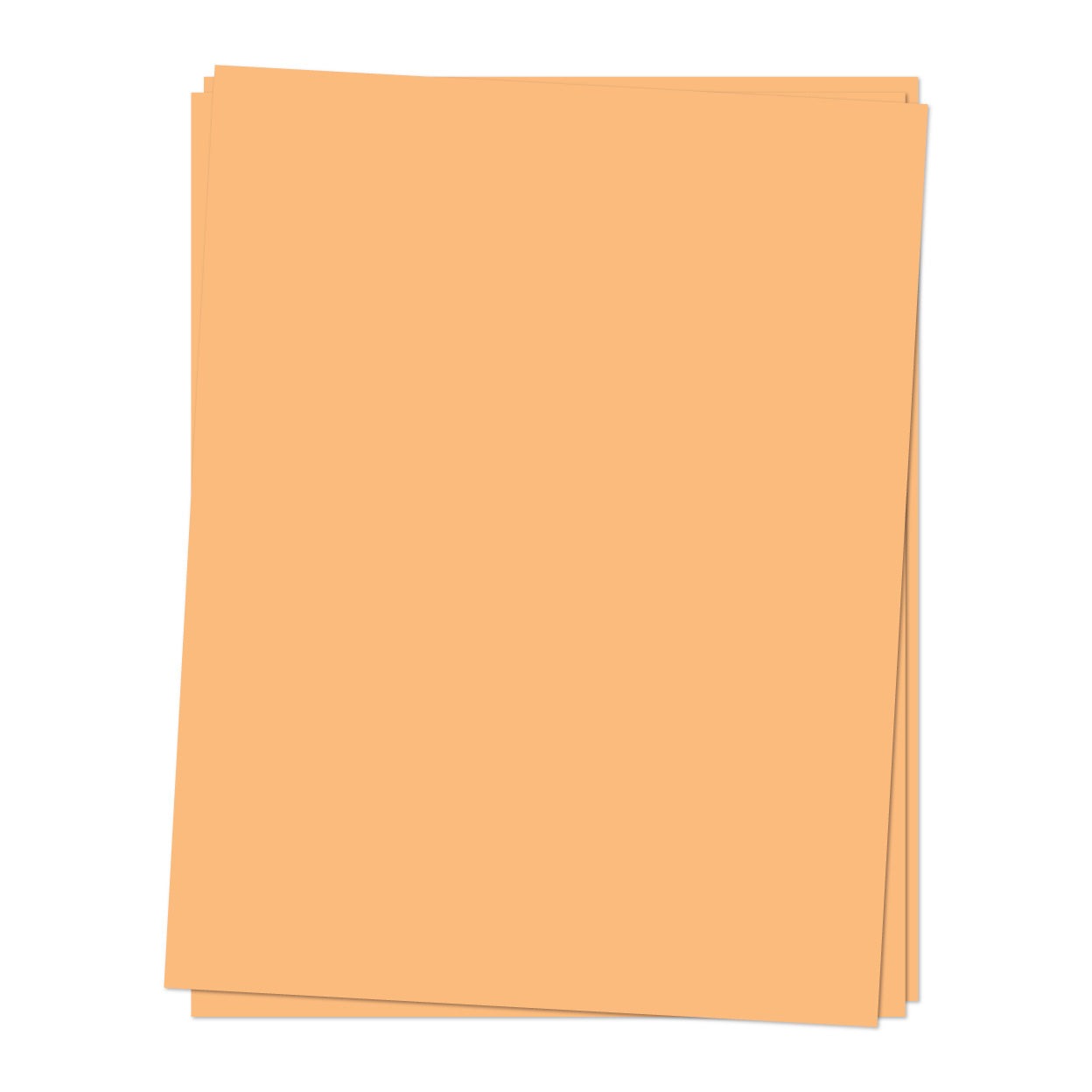 8.5 x 11 Cardstock: Creamsicle