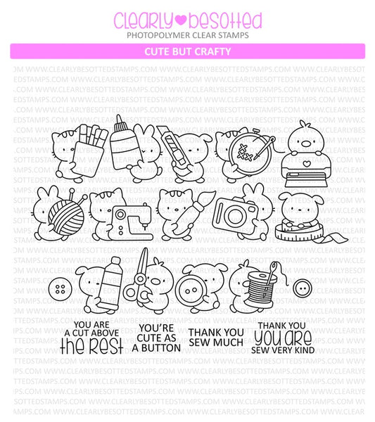 Cute But Crafty Stamp Set