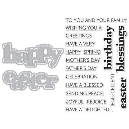 Happy Easter Stamp & Cut XL 