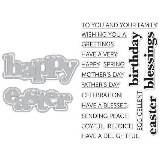 Happy Easter Stamp & Cut XL 