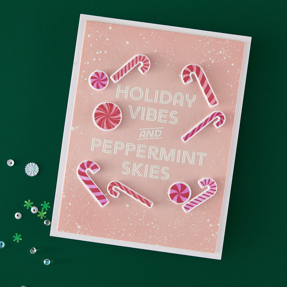 A Little Merri-Mint Stamp & Cut