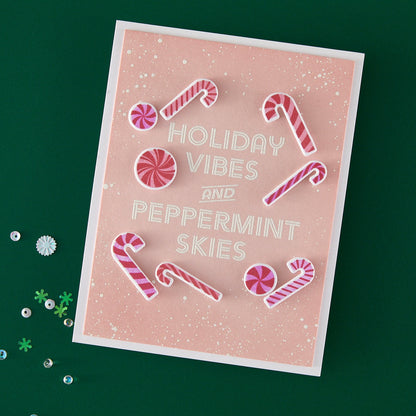 A Little Merri-Mint Stamp & Cut