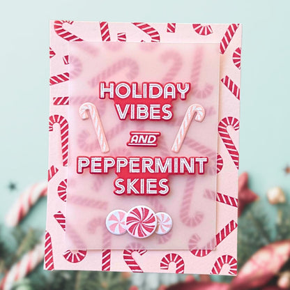 A Little Merri-Mint Stamp & Cut