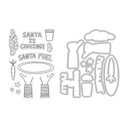 Santa Fuel Stamp & Cut Set