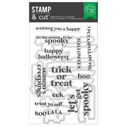 Season’s Creepings Stamp & Cut