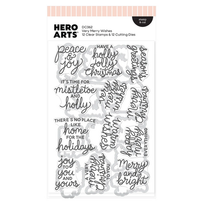 Very Merry Wishes Stamp & Cut 