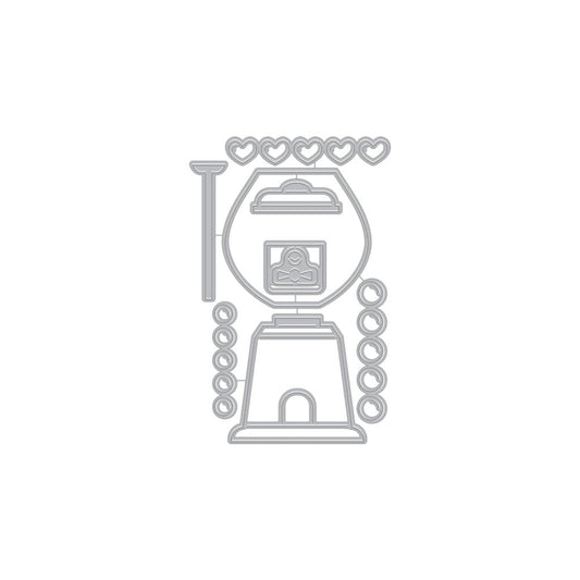 Gumball Machine Fancy Dies